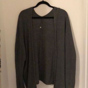 brandy melville grey cardigan